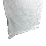 Abercrombie & Fitch White Semi Sheer Elastic Waist Wide Leg Gauze Pants- Size L