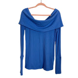 We The Free Blue Off The Shoulder Top - Size XL