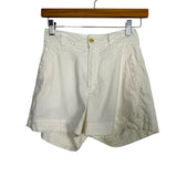 ANR+ Presented by ALP n Rock Off White Linen Blend Shorts- Size XS