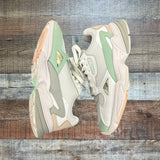 Adidas White/Green/Blush/Grey Torsion Sneakers- Size 8