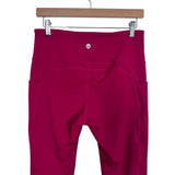 Senita Athletics Red Side Pocket Leggings- Size L