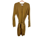 Charles Henry Tan Belted Sweater Dress - Size XL