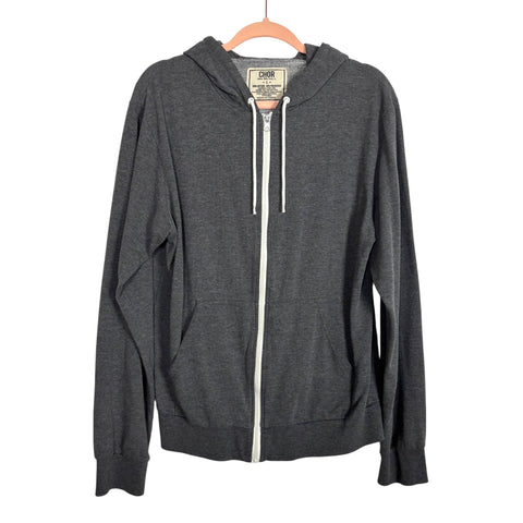 Chor Grey Zip Up - Size L