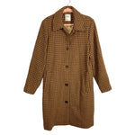 Abercrombie & Fitch Brown Houndstooth Wool Blend Jacket- Size L (sold out online)