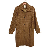 Abercrombie & Fitch Brown Houndstooth Wool Blend Jacket- Size L (sold out online)