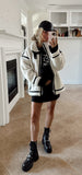 Abercrombie & Fitch Black Wool Blend Sweater Dress - Size M