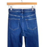 Vervet Blue Dark Wash Raw Hem Jeans- Size 24 (Inseam 26”)