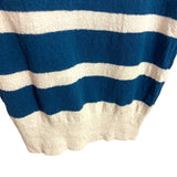 Free People Beach Navy and Cream Sweater Set- Size XL