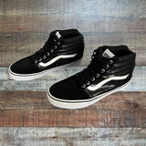 Vans Black Mid Rise Sequin Sneakers - Size 10