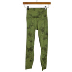 Lululemon Light Green Tie Dye High Waisted Leggings - Size 2 (Inseam 24")