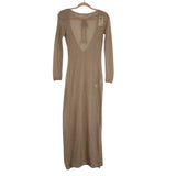 Abercrombie & Fitch Metallic Gold Sheer Dress NWT- Size XS (see notes)
