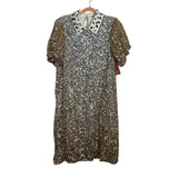 Ivy City Co Metallic Sequin Bedazzle Dress NWT - Size L (Sold Out Online!)