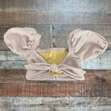 Shade Critters Pink Metallic Smocked Bikini- Size 3T (see notes, we have matching swimsuit)