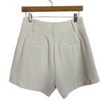 Entro Cream Pleated Shorts NWT- Size S