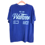 Topshop Blue Wellbeing Tee- Size 4/6 (see notes)