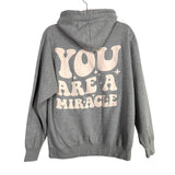 The Shop Forward Grey You Are a Miracle Hooded Sweatshirt- Size M