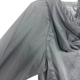 H&M Black Perforated Sleeve Hooded Jacket- Size XS