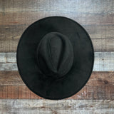 No Brand Black Wide Brim Hat NWT