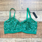 Lounge Green Sheer Lace Desire Balcony Underwire Bra NWT- Size 36DD
