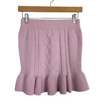 Cake For Dinner Light Pink Sweater Skirt- Size S