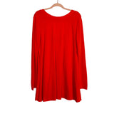Free People Beach Orange/Red Low Back Dress- Size M/L