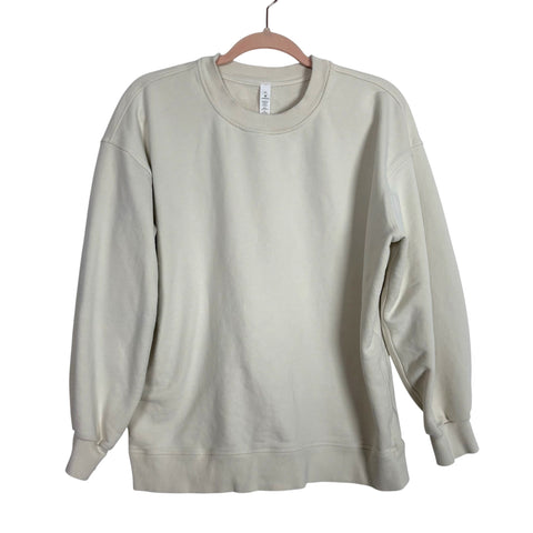 Lululemon Off White Crewneck Sweatshirt - Size XS