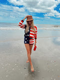 Beach Riot Star Spangled Balboa Shorts- Size S (sold out online, we have matching sweater)