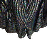 No Brand Black Sequin Belted Romper - Size S (See Notes)