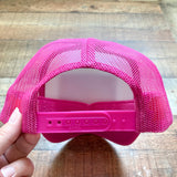 Otto Pink In My Mom Era Back Mesh Adjustable Trucker Hat- One Size Fits Most