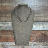 No Brand Grey Beaded Choker Necklace