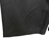 Luel Studio Black Outer Wool Pleated Wide Leg Pants- Size 0