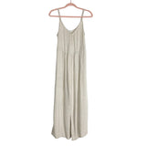 Talulah Cream Wide Leg Jumpsuit- Size M