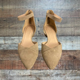 ABLE Suede Leather Ankle Strap Sandals- Size 9.5