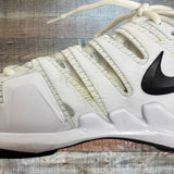 Pre-Owned Nike Zoom White Pink Heel Sneakers- Size 9 (see notes)