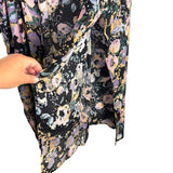 Tavik Black Floral Kimono- Size S (sold out online)