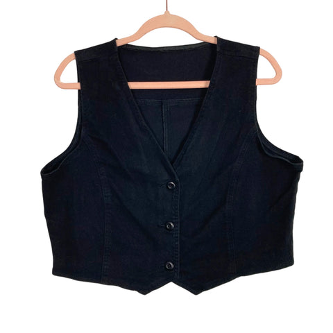 No Brand Black Vest- Size XL