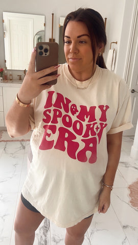 Comfort Colors Cream In My Spooky Era Tee-Size 2XL