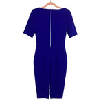 Victoria Beckham Blue Back Zipper Dress- Size 8