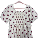 Ivy City Co. Cream Picnic Heart Print Mommy and Me Dress NWT- Size XL (we have matching mini dress)