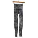 Lululemon Black/Grey Printed Leggings - Size 2 (Inseam 30")