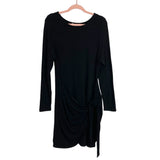 Amaryllis Black Into the Night Faux Wrap Dress- Size 1X (sold out online)