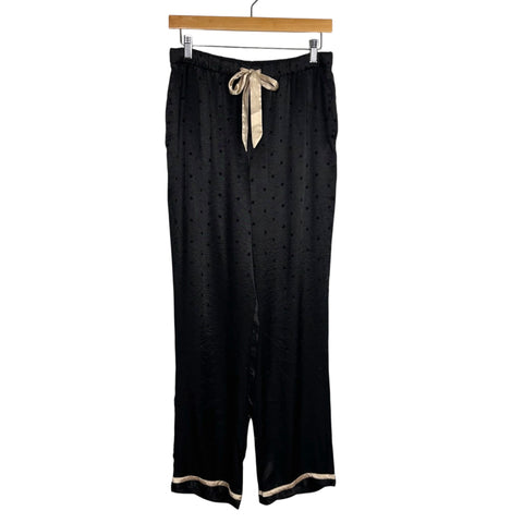 Victoria Secret Black Pajama Bottoms - Size M (We Have Matching Top!)