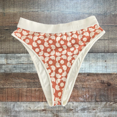 Tularosa Floral Patterned Bikini Bottoms - Size S