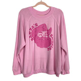 Buddy Love Pink Santa's Favorite Sweatshirt- Size L
