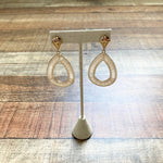 Wildflower Gold Teardrop Earrings