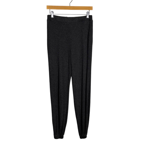 Lovers + Friends Grey Ribbed Joggers - Size M (Inseam 27")