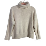 She + Sky Cream Fuzzy Sweater- Size S