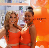 Beyond Yoga Orange Sports Bra- Size S