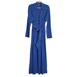 J.Crew Periwinkle Cashmere Tie-Waist Jumpsuit - Size L (See Notes)