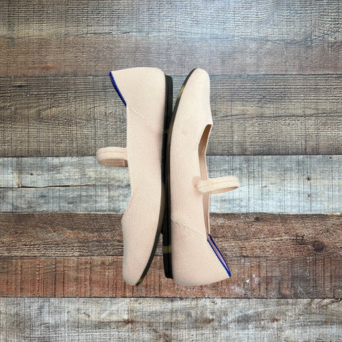 Rothy's Bubbly Pink The Square Mary Jane Flats - Size 6 (Sold Out Online!)